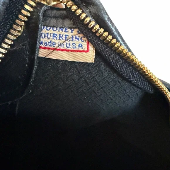 Dooney & Bourke Vintage Cabrio Perforated Polka Dot Leather Hobo Shoulder Bag - Picture 8 of 11